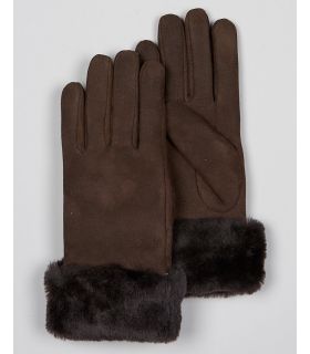 Ladies Pure Sheepskin Gloves with Cuff that can be Rolled Up/Down 