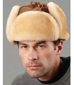 Tan Trapper Hat - Alaska Shearling Sheepskin