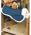 Fully Lined Sheepskin Saddle Half Pad with Pommel Roll