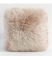 Double Sided Stone Longwool Sheepskin Pillow / Cushion