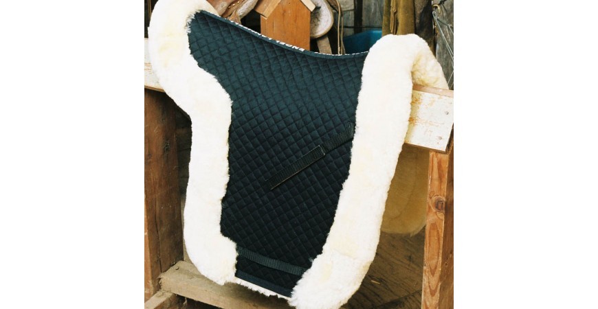 How to clean a sheepskin saddle pad