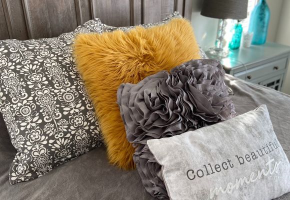 Decorating with Sheepskin Pillows